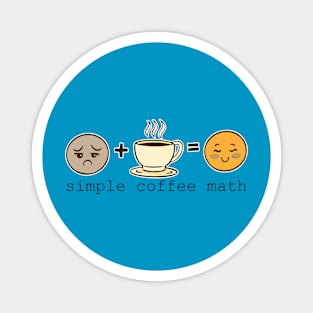 coffee simple math Magnet